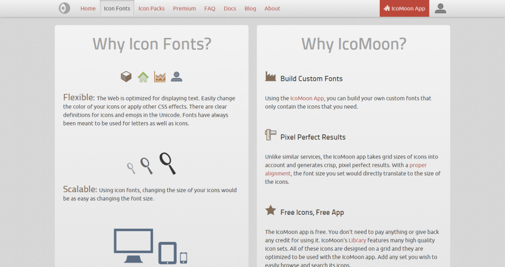 ❍ Icon Font